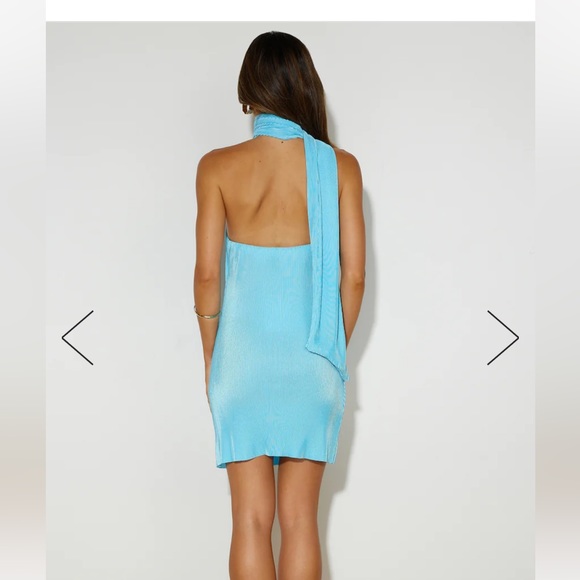 Hello Molly LOVE THE TREND MINI DRESS BLUE - Picture 3 of 5